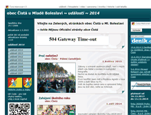Tablet Screenshot of cista.metronet.cz