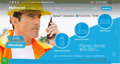 Desktop Screenshot of metronet.com.co
