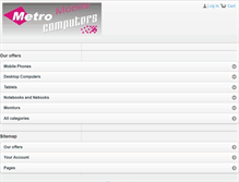 Tablet Screenshot of metronet.mk